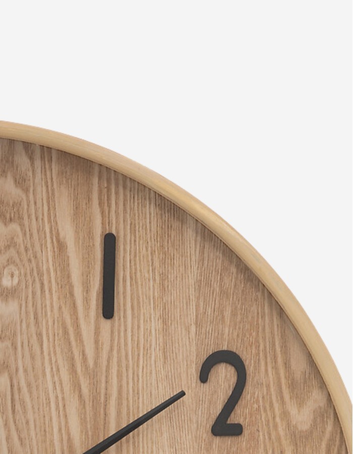 RELOJ IVANA MADERA CLARA 55CM