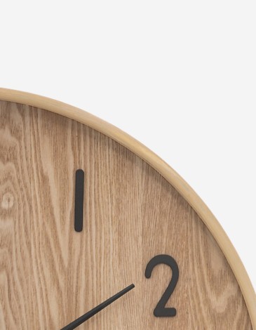 RELOJ IVANA MADERA CLARA 55CM
