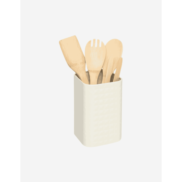 SET 4 UTENSILIOS COCINA CON BOTE