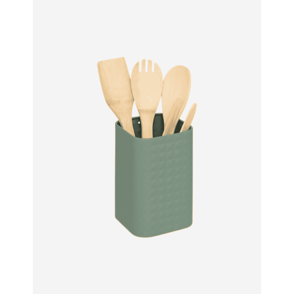 SET 4 UTENSILIOS COCINA CON BOTE
