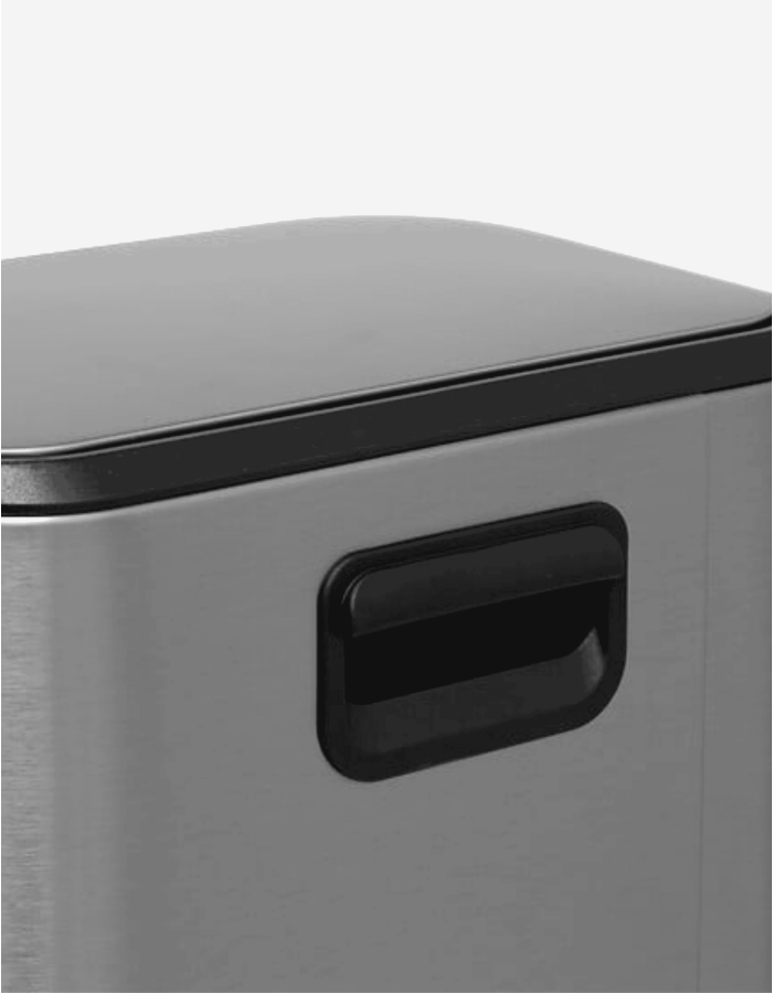 PAPELERA CON PEDAL 5L INOX MATE