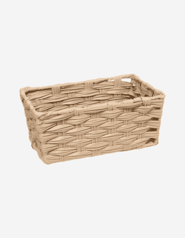 CESTA TRESSE TAMAÑO S PE BEIGE