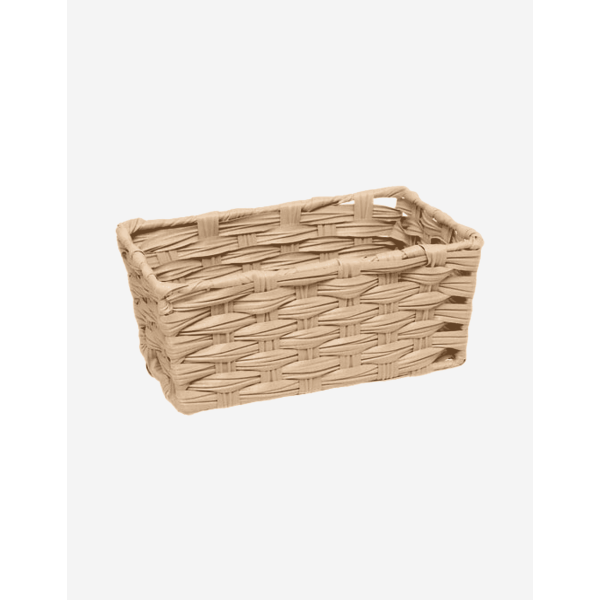 CESTA TRESSE TAMAÑO S PE BEIGE