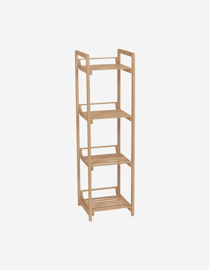 MUEBLE 4 ESTANTES BAMBÚ 