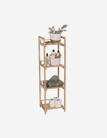 MUEBLE 4 ESTANTES BAMBÚ 