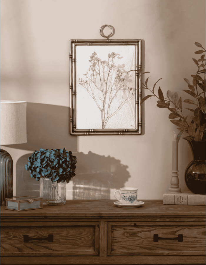 DECORACIÓN MURAL FLORES 3D 46X30