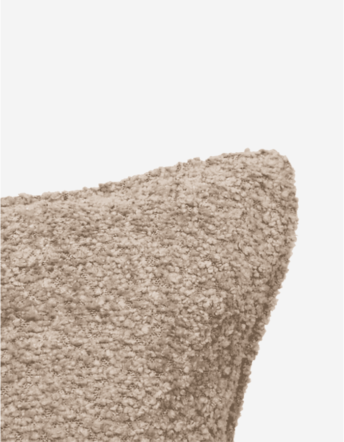 COJIN DE RIZO SAONA BEIGE LINO 45X45