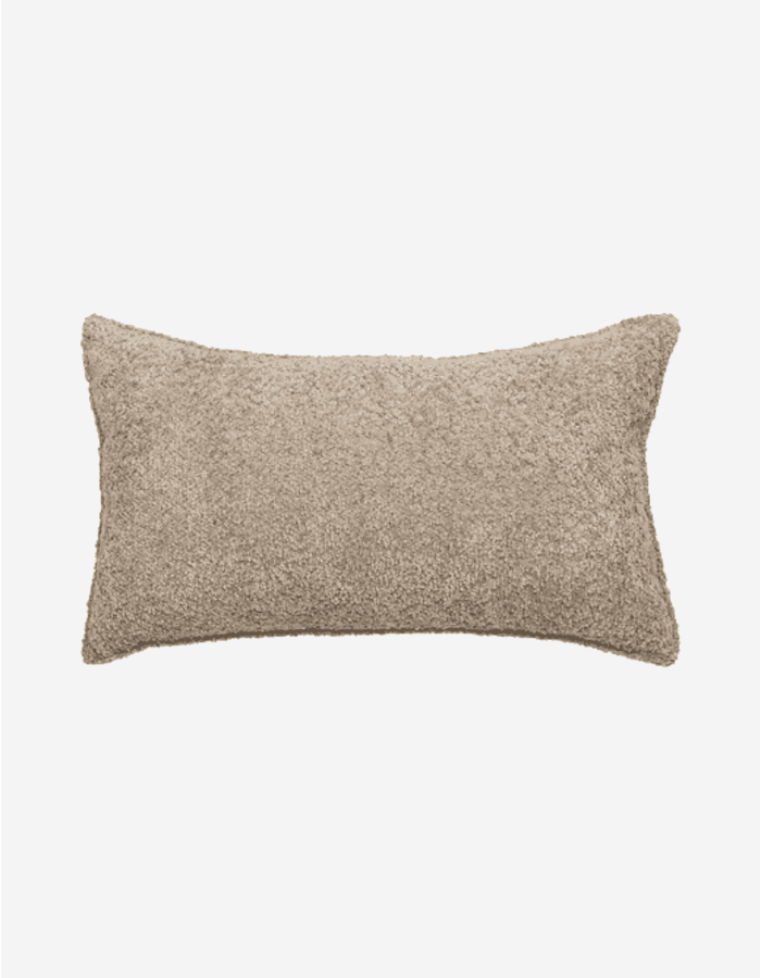 COJIN DE RIZO SAONA BEIGE LINO 30X50
