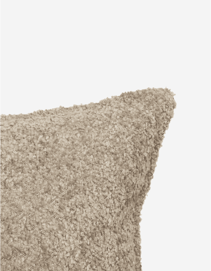 COJIN DE RIZO SAONA BEIGE LINO 30X50