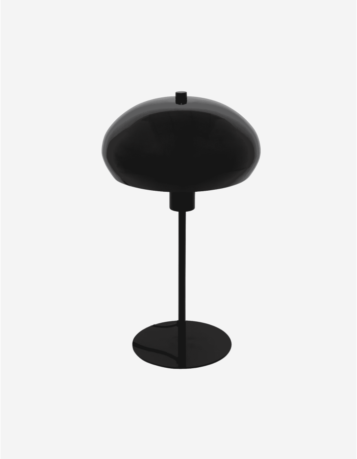 LÁMPARA DE MESA HONGO SAVIO NEGRO