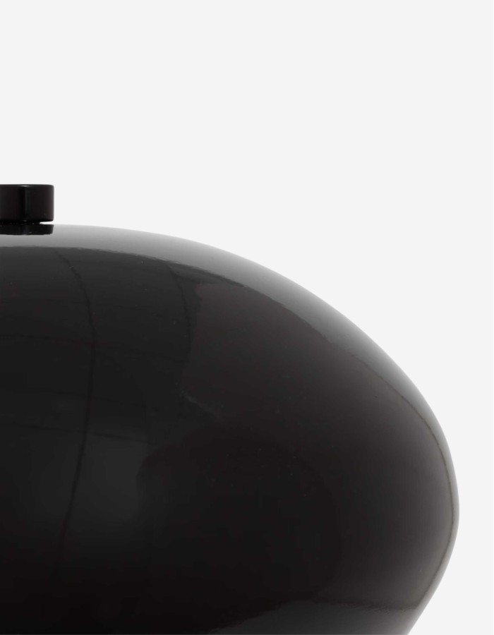 LÁMPARA DE MESA HONGO SAVIO NEGRO