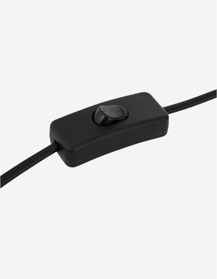 LÁMPARA DE MESA HONGO SAVIO NEGRO
