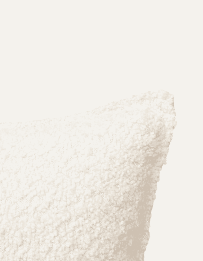 COJIN SAONA BLANCO MARFIL 30X50
