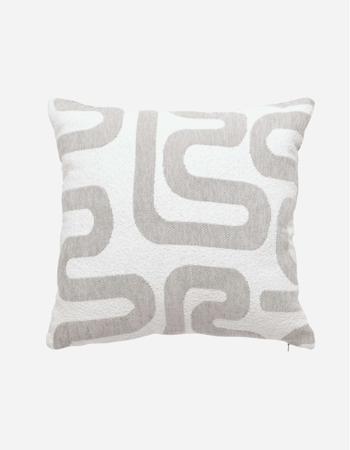COJIN SAFINA JACQUARD BEIGE 40X40