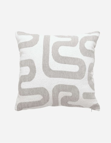 COJIN SAFINA JACQUARD BEIGE 40X40
