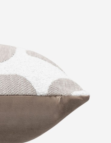 COJIN SAFINA JACQUARD BEIGE 40X40