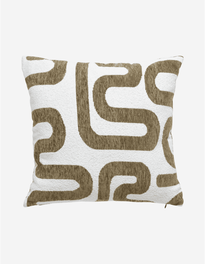 COJIN SAFINA JACQUARD CAQUI 40X40
