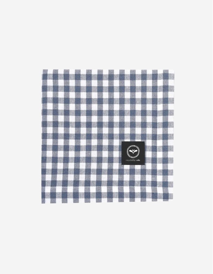 MANTEL RECICLADO BELLA 140X250 AZUL BLANCO