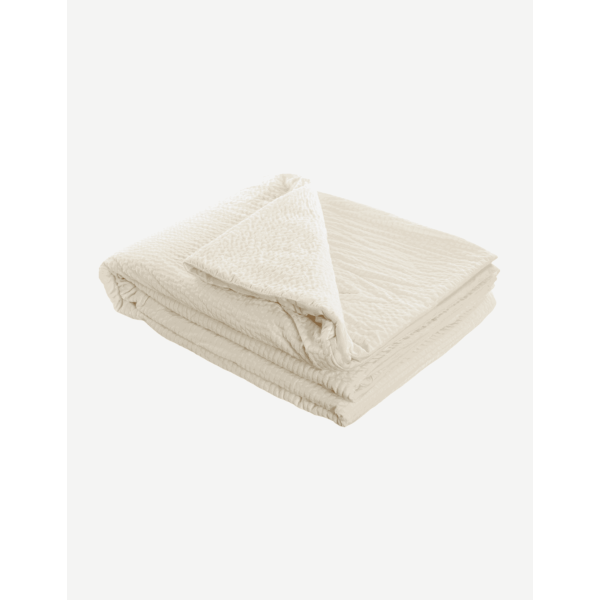 COLCHA POLIESTER 180X260 120GSM MARFIL