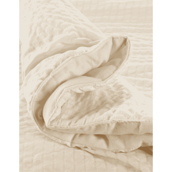 COLCHA POLIESTER 180X260 120GSM MARFIL