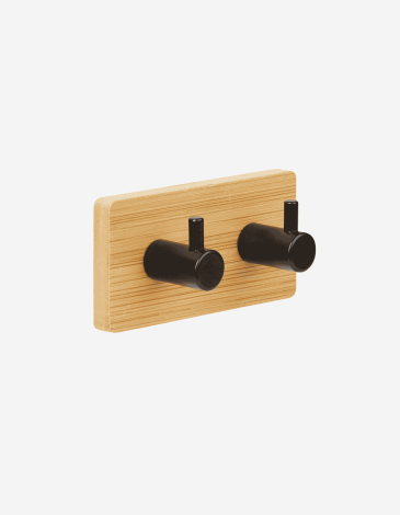 PERCHA ADHESIVA STIKY BAMBÚ 2 POMOS