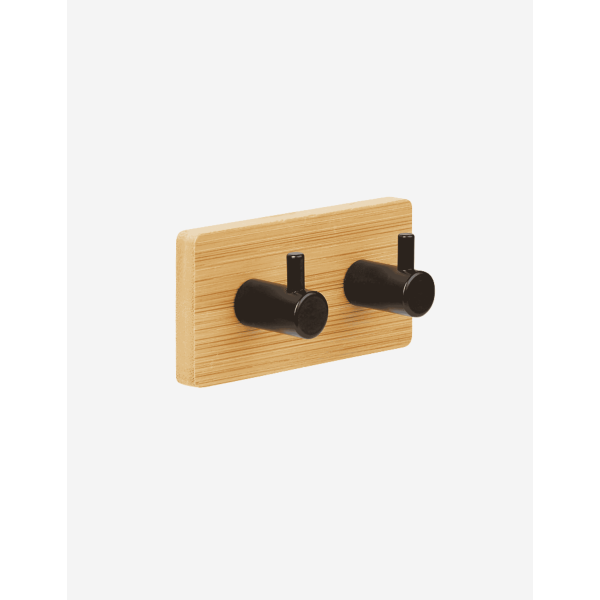 PERCHA ADHESIVA STIKY BAMBÚ 2 POMOS