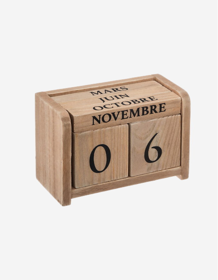 CALENDARIO CUBOS MADERA 