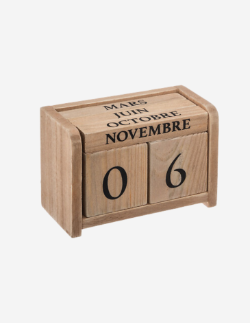 CALENDARIO CUBOS MADERA 