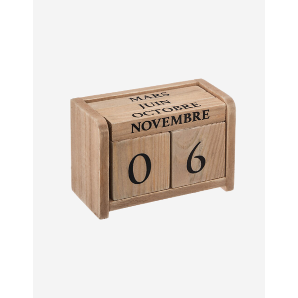 CALENDARIO CUBOS MADERA 