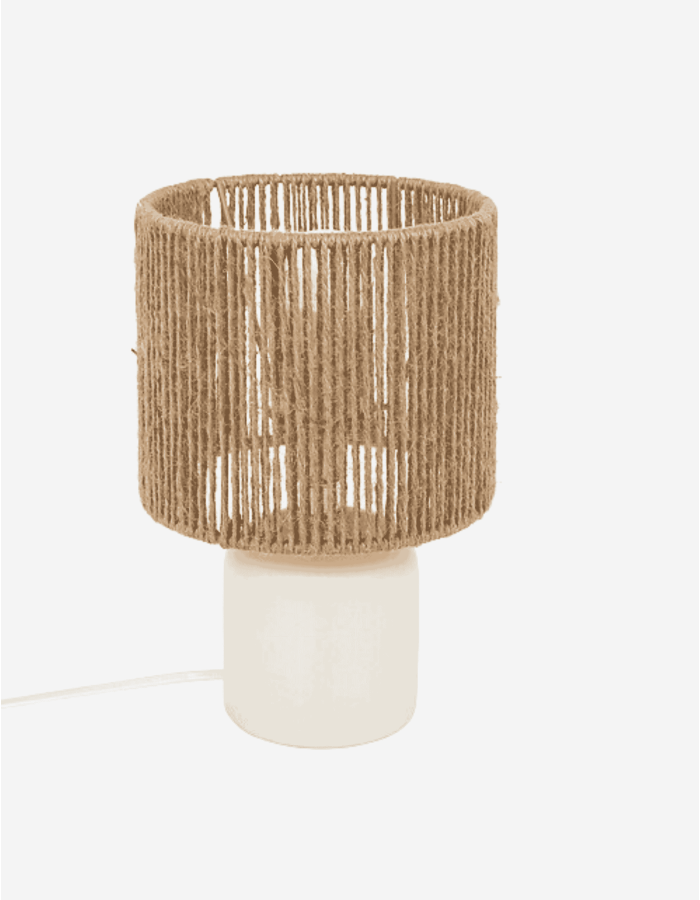 LÁMPARA DE MESA KOBY BLANCO