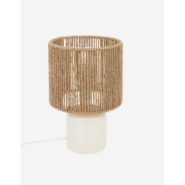 LÁMPARA DE MESA KOBY BLANCO