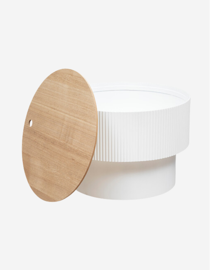 MESA BAJA BAUL ENOLA BLANCO