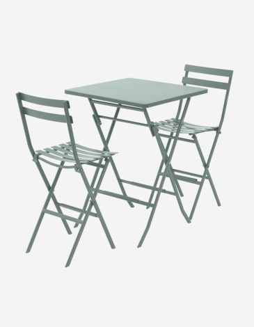 MESA ALTA PLEGABLE DE 2 PLAZAS OLIVA GREENSBORO