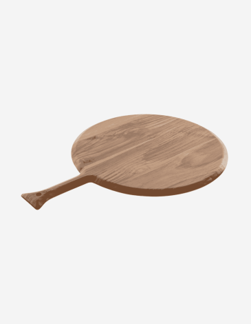 TABLA CORTAR REDONDA TECA 46CM