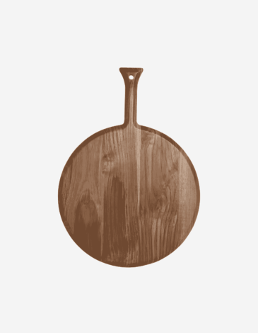 TABLA CORTAR REDONDA TECA 46CM