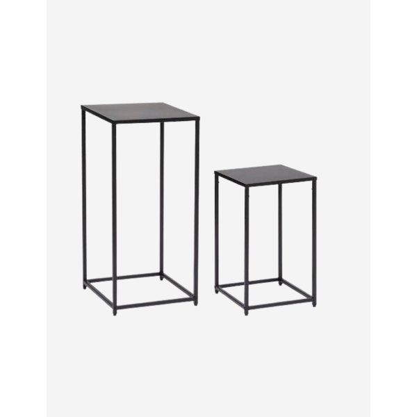 MESA DE CENTRO METAL NEGRO T2