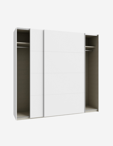 ARMARIO CON CORREDERAS BLANCO 220X210