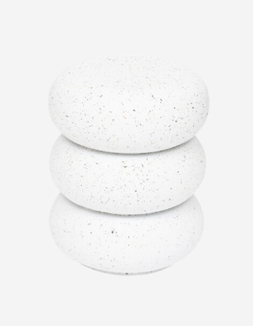 MESA AUXILIAR "STONETO" MAGNESIO BLANCO