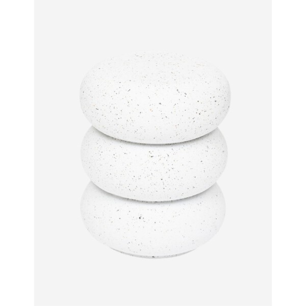 MESA AUXILIAR "STONETO" MAGNESIO BLANCO