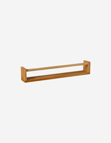ESTANTE BLANCO REVERSIBLE CON BARRA