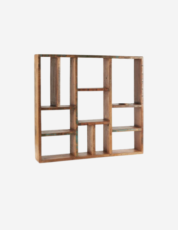 ESTANTERÍA DE PARED COMPARTIMENTOS VARIADOS