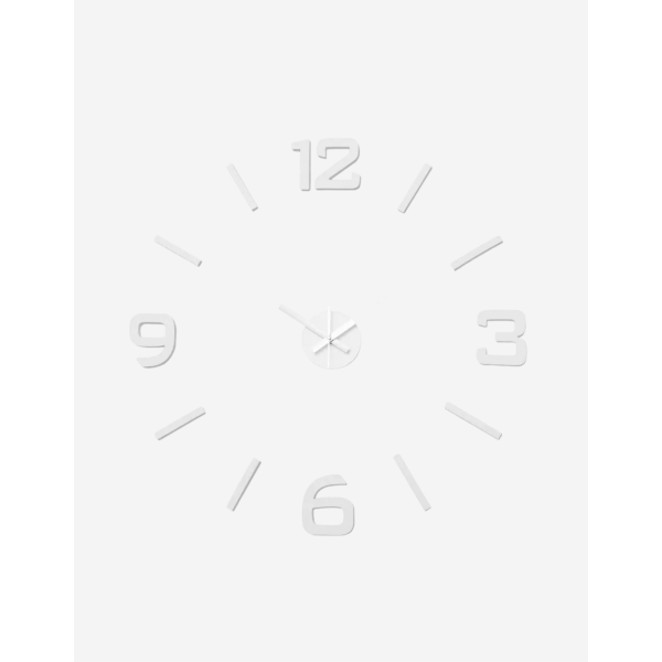 RELOJ WALL STICKER EVA-PP BLANCO
