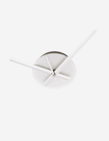 RELOJ WALL STICKER EVA-PP BLANCO