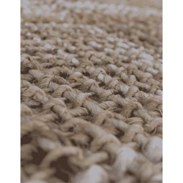 ALFOMBRA YUTE 140X200 ANTIDESLIZ 2200GSM