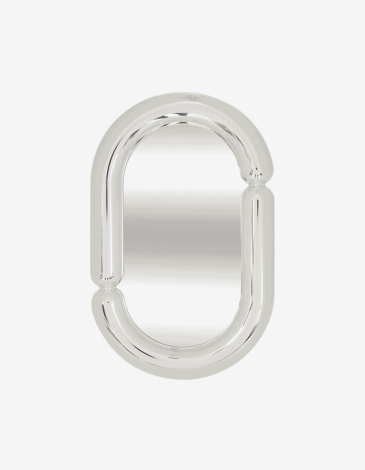 ESPEJO DE SOBREMESA "SKY" PLATEADO 19CM