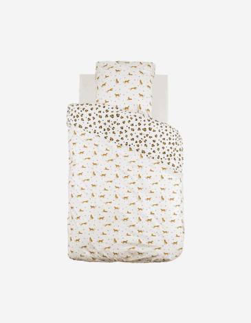 JUEGO DE CAMA INFANTIL LEOPARDOS 140X200