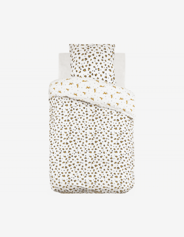 JUEGO DE CAMA INFANTIL LEOPARDOS 140X200