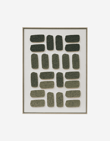 LIENZO 3D ALADJI VERDE 60X80