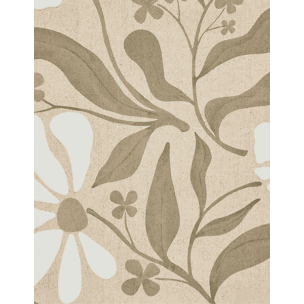 LIENZO ENMARCADO FLORES ESME 40X50