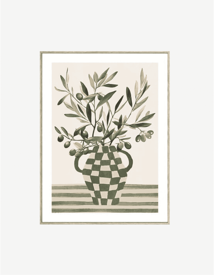 LIENZO ENMARCADO OLIVA CLAUDIA 45X60